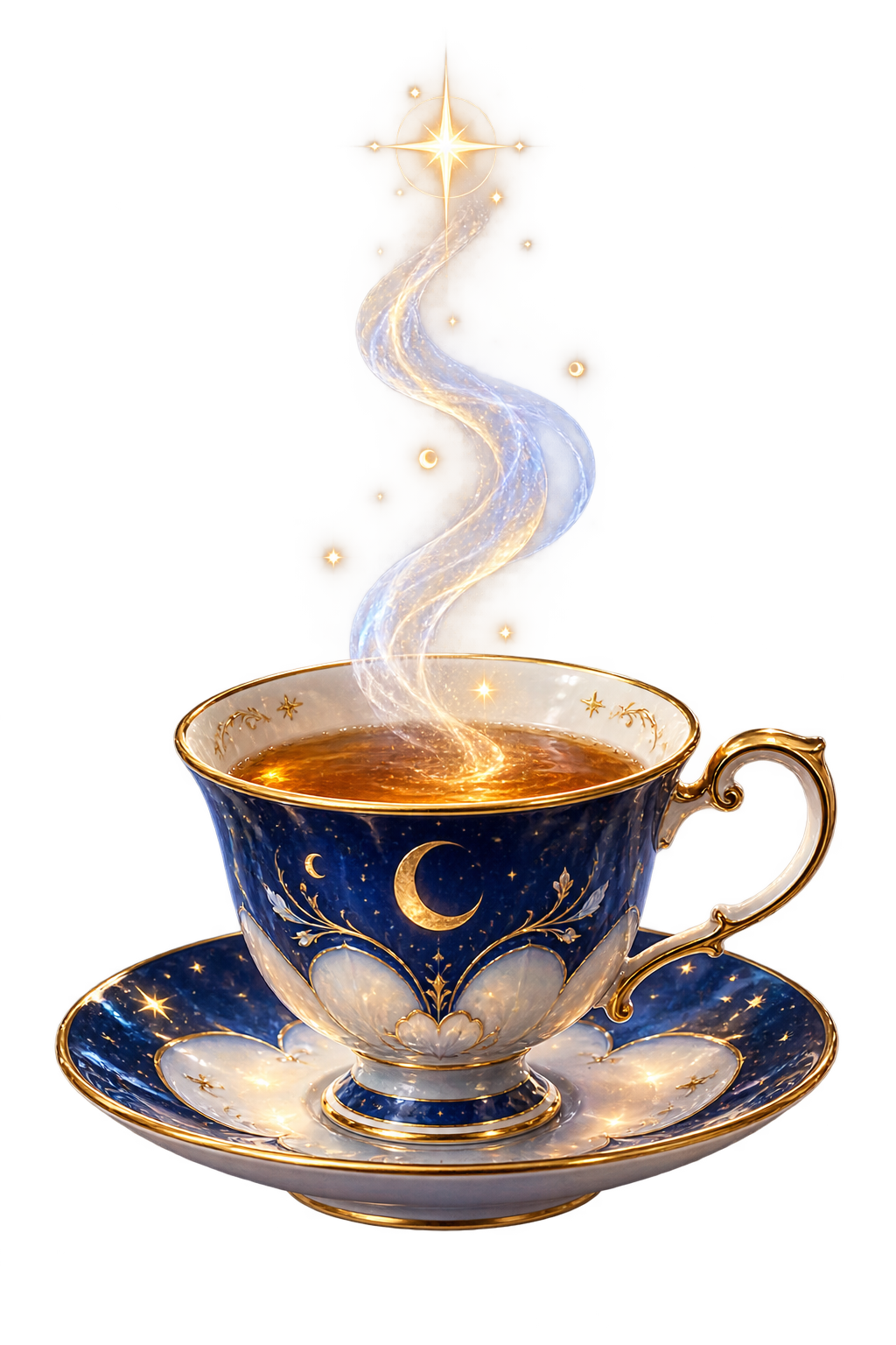 A moonlit teacup