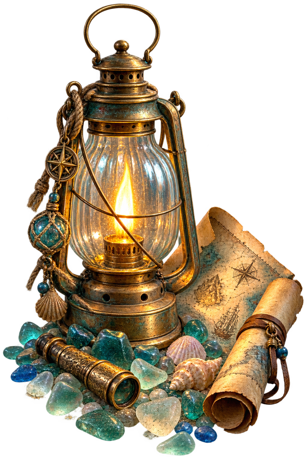 A glowing Village lantern